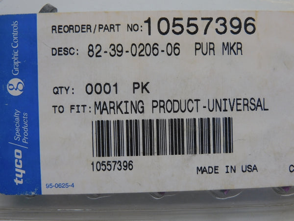 GRAPHIC CONTROLS 82-39-0206-06 10557396 (PKG OF 6) NSMP