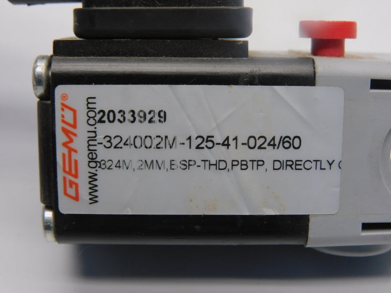 GEMU 324002M-125-41-024/60 2033929 24V UNMP