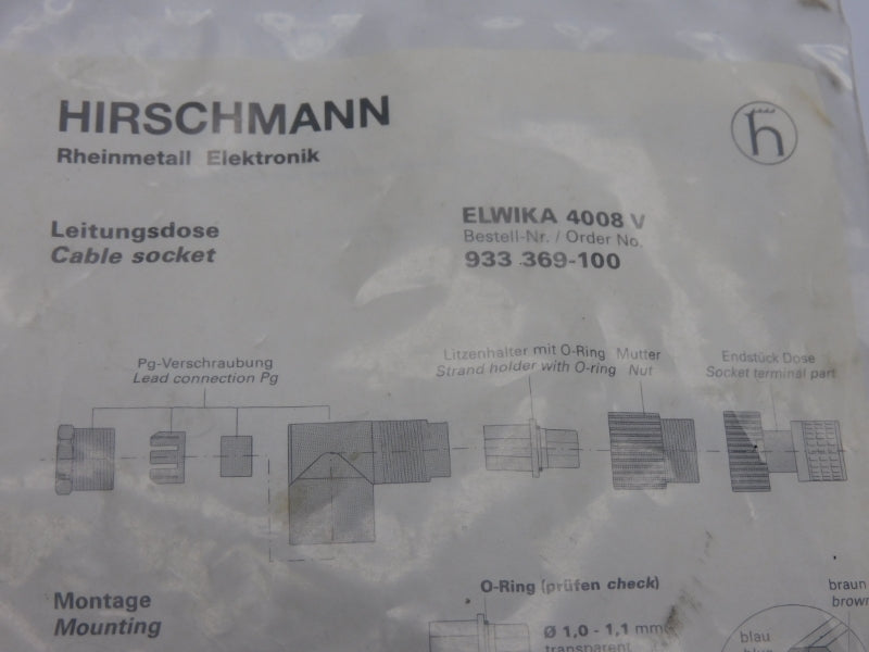 HIRSCHMANN 933369-100 ELWIKA4008V NSMP