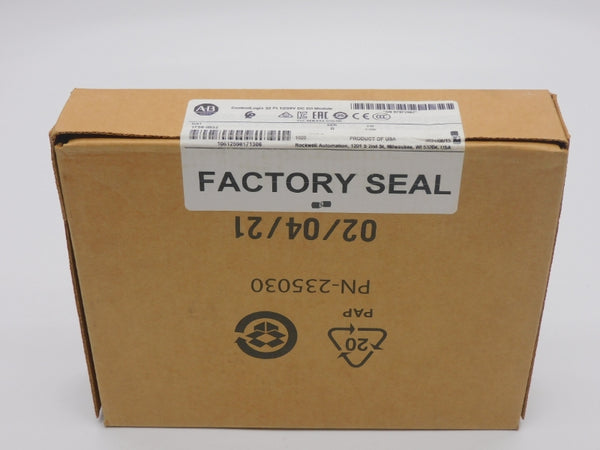 ALLEN BRADLEY 1756-IB32 SER. B F/W 3.006 12/24VDC DATE: 2021 NSFS