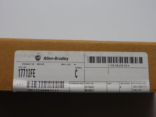 ALLEN BRADLEY 1771-IFE SER. C F/W B DATE: 2012 NSFS