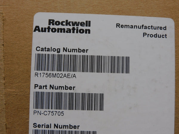 ALLEN BRADLEY 1756-M02AE SER. A F/W 18.002 DATE: 2015 (SEALED) REMAN