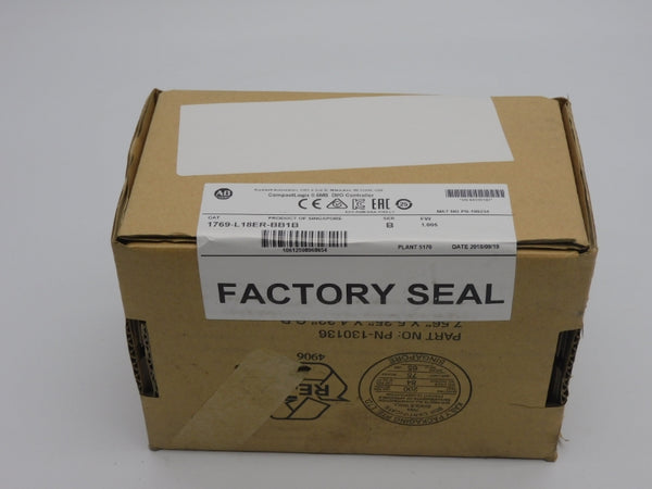 ALLEN BRADLEY 1769-L18ER-BB1B SER. B F/W 1.005 DATE: 2018 NSFS