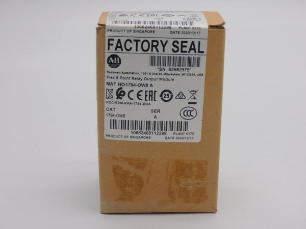 ALLEN BRADLEY 1794-OW8 SER. A DATE: 2020 NSFS