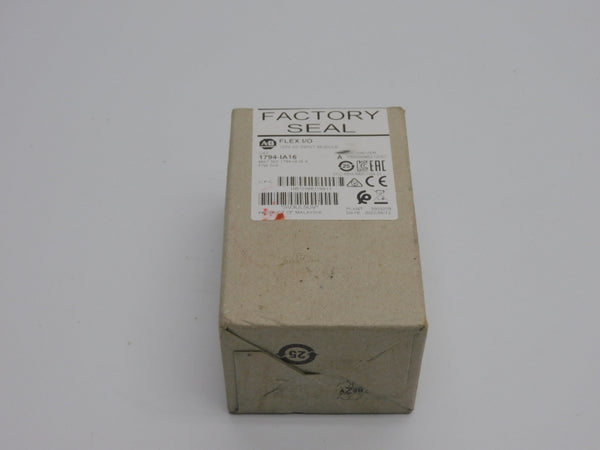 ALLEN BRADLEY 1794-IA16 SER. A VER. 07 120VAC DATE: 2022 NSFS