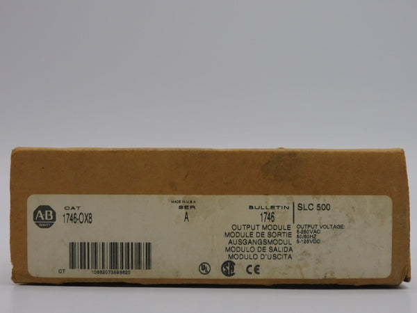 ALLEN BRADLEY 1746-OX8 SER. A 5-250VAC 30A NSMP