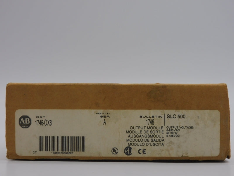 ALLEN BRADLEY 1746-OX8 SER. A 5-250VAC 30A NSMP