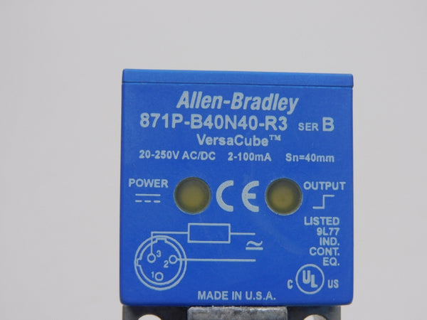ALLEN BRADLEY 871P-B40N40-R3 SER. B 20-250VAC/DC NSNP