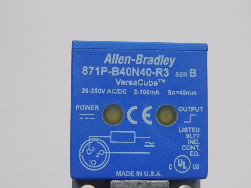 ALLEN BRADLEY 871P-B40N40-R3 SER. B 20-250VAC/DC NSNP