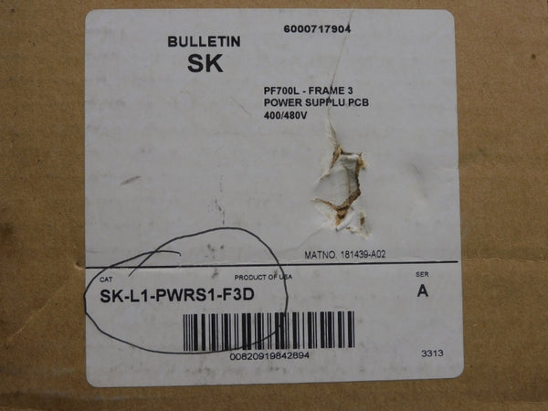 ALLEN BRADLEY SK-L1-PWRS1-F3D SER. A 400/480V NSMP