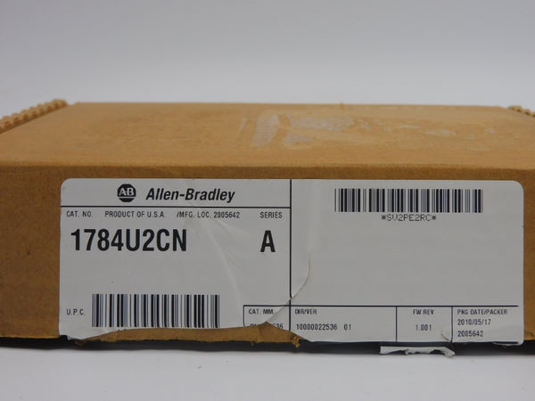 ALLEN BRADLEY 1784-U2CN SER. A F/W 1.001 VER. 01 5.0VDC NSMP