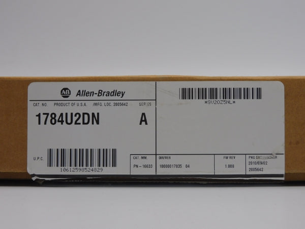 ALLEN BRADLEY 1784-U2DN SER. A F/W 1.008 VER. 04 5.0VDC NSMP