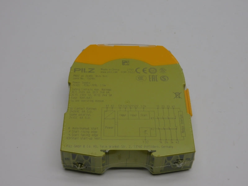 PILZ PNOZ-S4-24VDC-3N/O-1N/C 750104 24VDC 6A NSNP