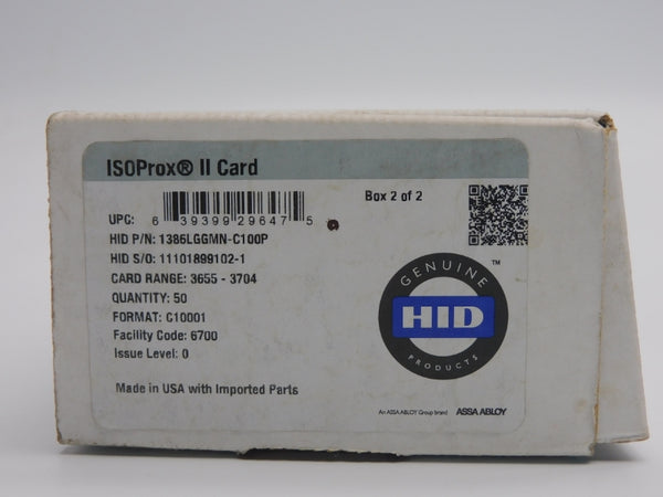 HID 1386LGGMN-C100P (PKG OF 50) NSMP