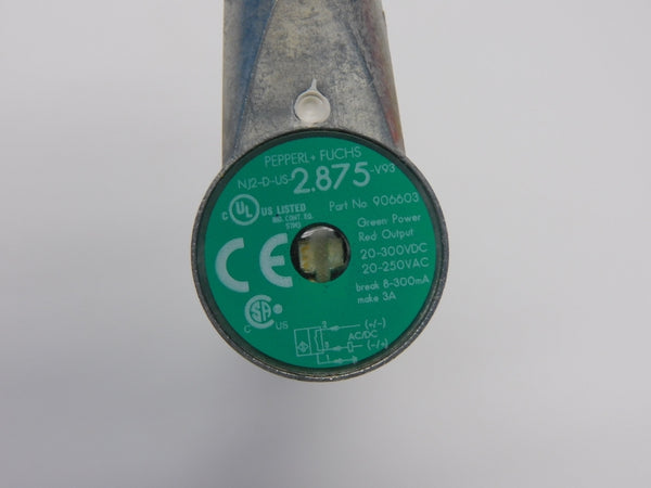 PEPPERL+FUCHS NJ2-D-US-2.875-V93 906603 20-300VDC 3A NSMP
