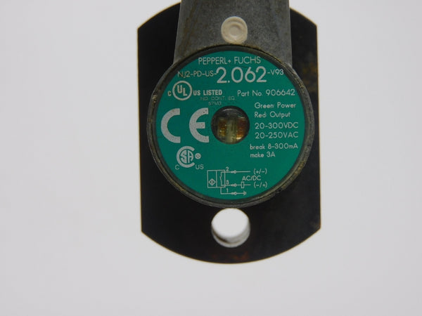 PEPPERL+FUCHS NJ2-PD-US-2.062-V93 906642 20-300VDC 3A UNMP