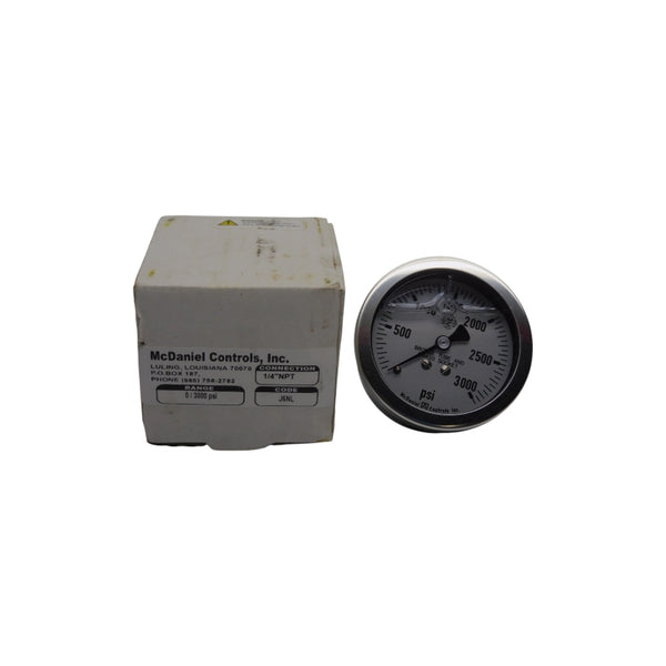 MCDANIEL CONTROLS J6NL 0/3000PSI NSMP