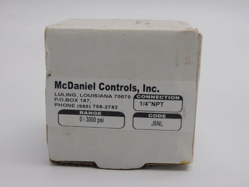 MCDANIEL CONTROLS J6NL 0/3000PSI NSMP