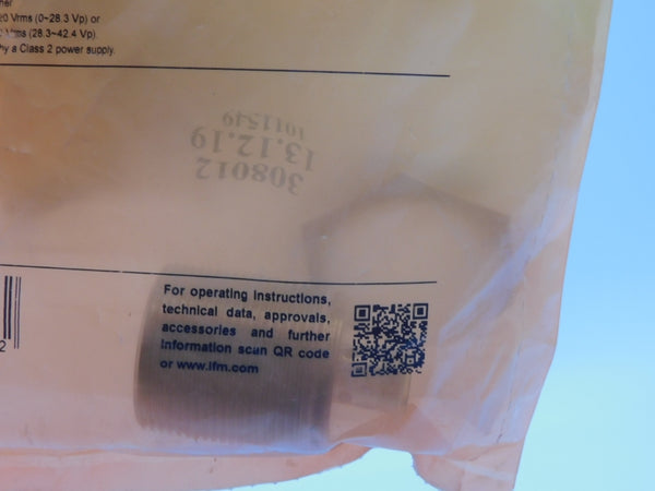 IFM EFECTOR IIB3015BBPKG/K1/US-104 IIS269 10-30VDC NSMP