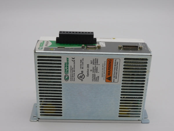 CONTROL TECHNIQUES EB-205-00-000 960632-01 F/W E1 REV. A7 240VAC 10.8A NSMP