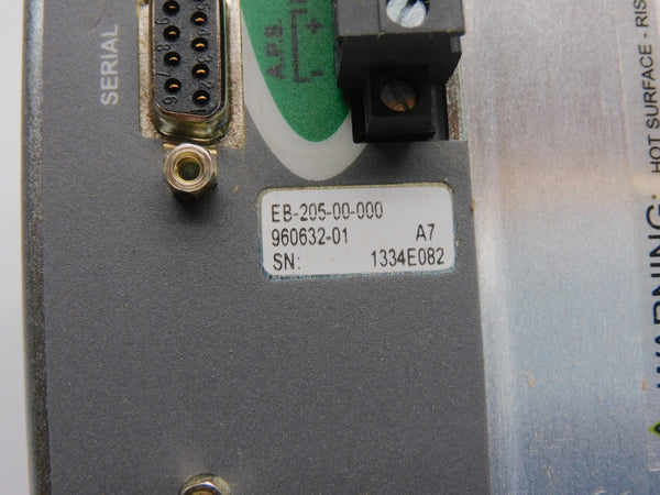 CONTROL TECHNIQUES EB-205-00-000 960632-01 F/W E1 REV. A7 240VAC 10.8A NSMP