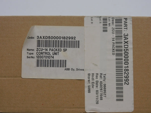ABB 3AXD50000182992 ZCU-14 NSFS
