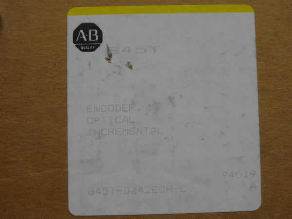 ALLEN BRADLEY 845T-DZ42ECH-C SER. A (BR/YL) NSMP