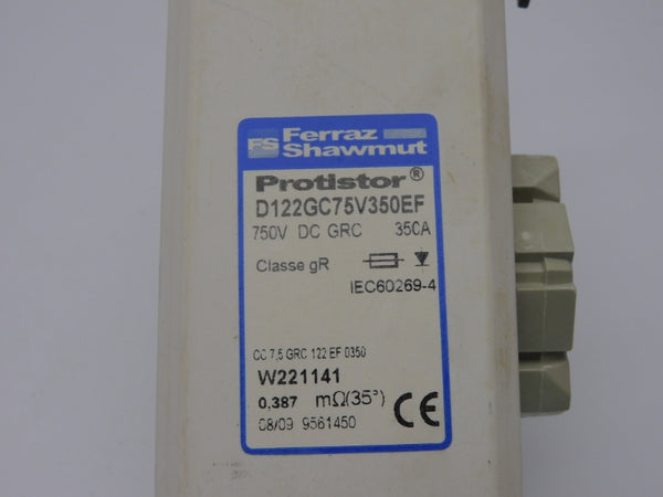 FERRAZ SHAWMUT D122GC75V350EF 750VDC 350A NSMP
