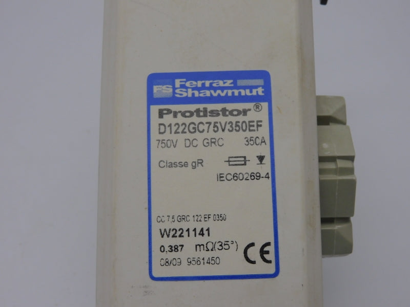 FERRAZ SHAWMUT D122GC75V350EF 750VDC 350A NSMP