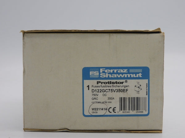 FERRAZ SHAWMUT D122GC75V350EF 750VDC 350A NSMP