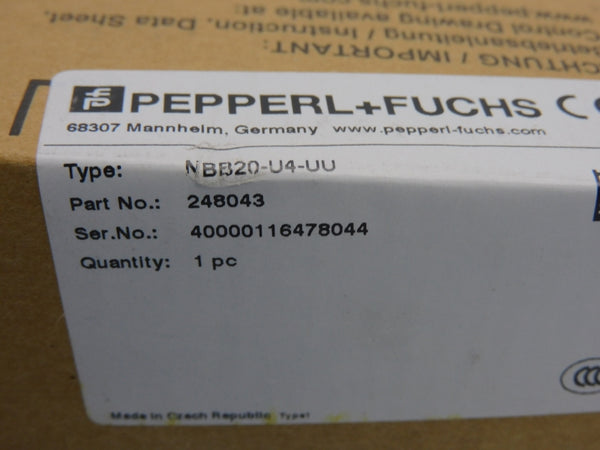 PEPPERL+FUCHS NBB20-U4-UU 248043 24-250VDC NSMP