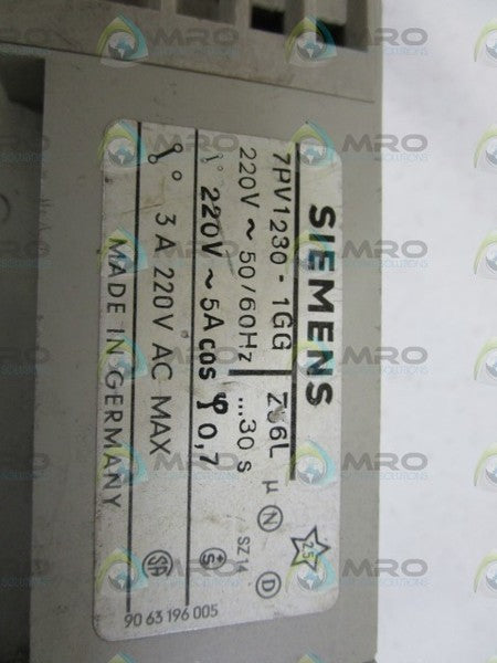 SIEMENS 7PV1230-1GG 0-30SEC UNMP