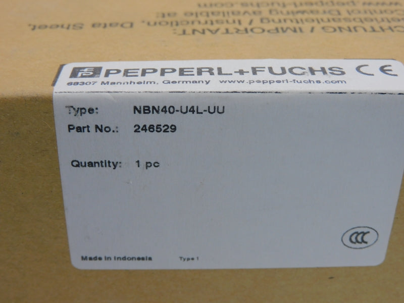 PEPPERL+FUCHS NBN40-U4L-UU 246529 75-230VAC NSMP