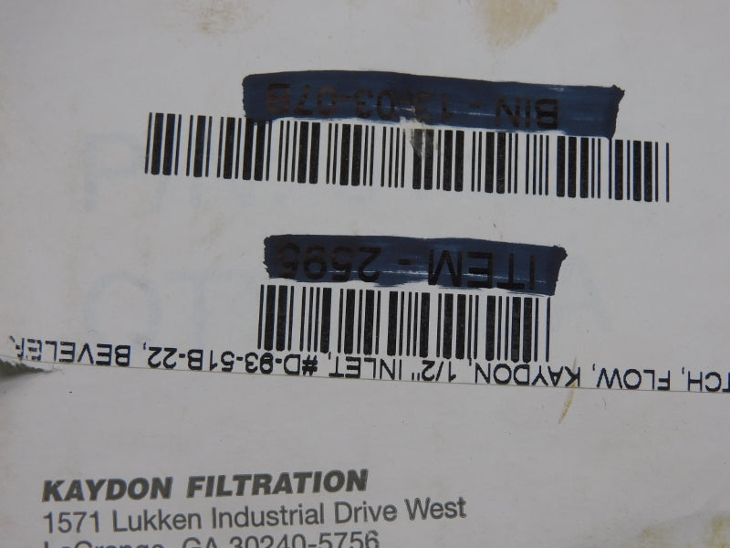 KAYDON FILTRATION 51B22 NSFS