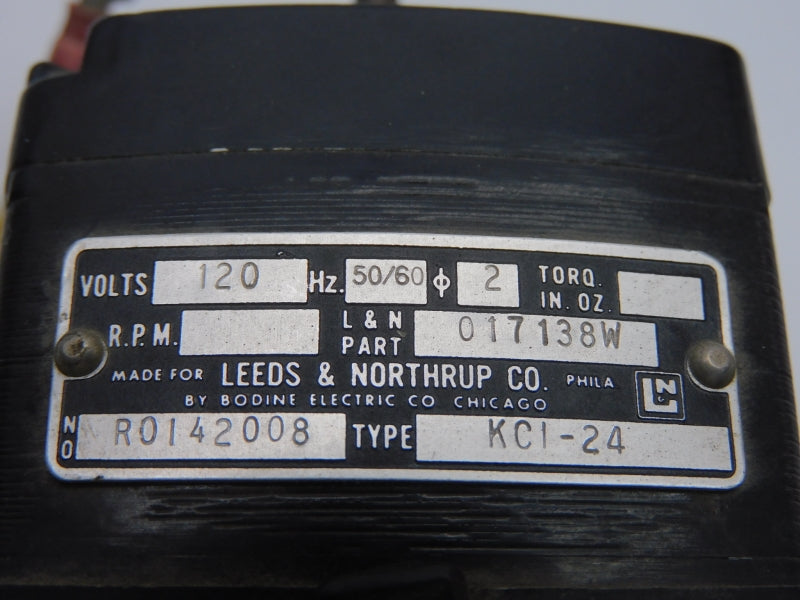 LEEDS&NORTHRUP 017138W KCI-24 120V UNMP