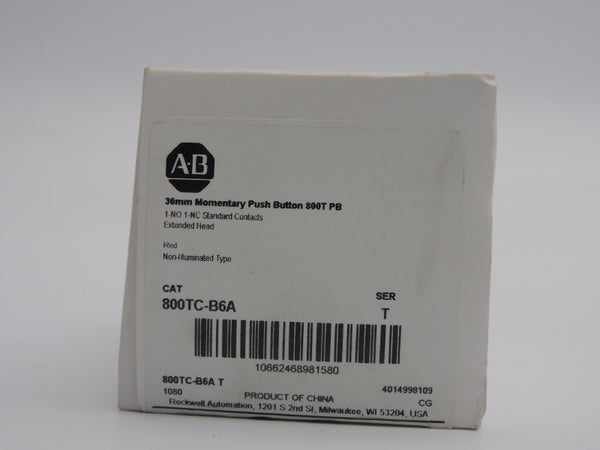 ALLEN BRADLEY 800TC-B6A SER. T (WH) NSMP