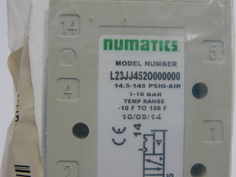 NUMATICS L23JJ452O000000 14.5-145PSI NSMP