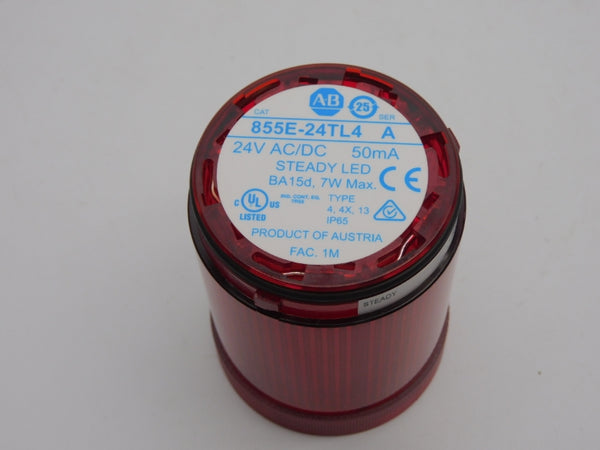 ALLEN BRADLEY 855E-24TL4 SER. A 24V (NO BULB) (WH) NSMP
