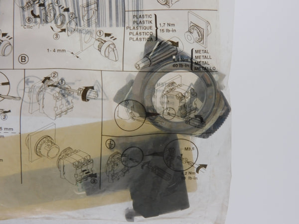 ALLEN BRADLEY 800F-MN3W SER. A NSMP