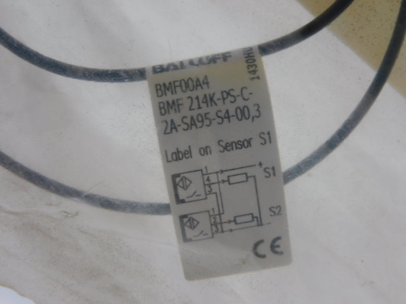 BALLUFF BMF214KPS-C-2A-SA95-S4-00.3 BMF00A4 10-30VDC NSMP