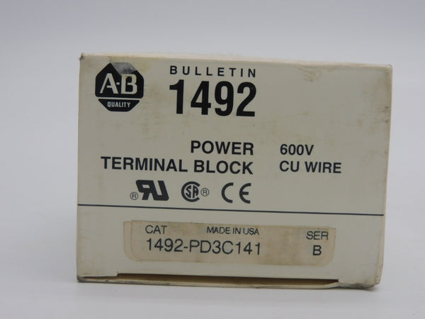 ALLEN BRADLEY 1492-PD3C141 SER. B 600V 175A (WH) NSMP