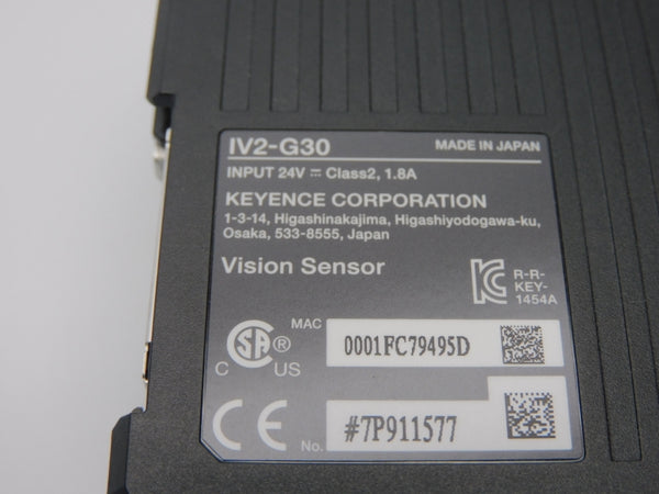 KEYENCE IV2-G30 24V 1.8A NSMP