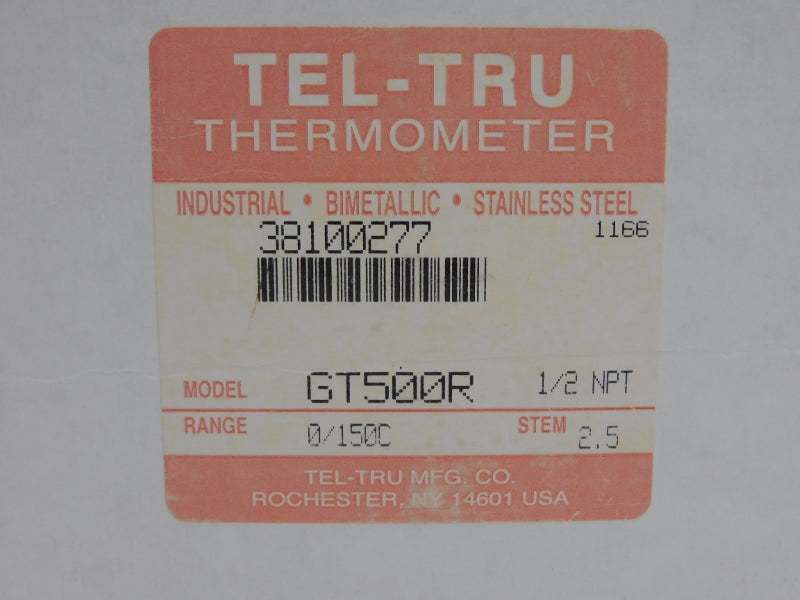 TEL-TRU GT500R 1/2" NSMP