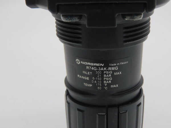 NORGREN R74G-3AK-RMG 0-150PSI 3/8" NSMP