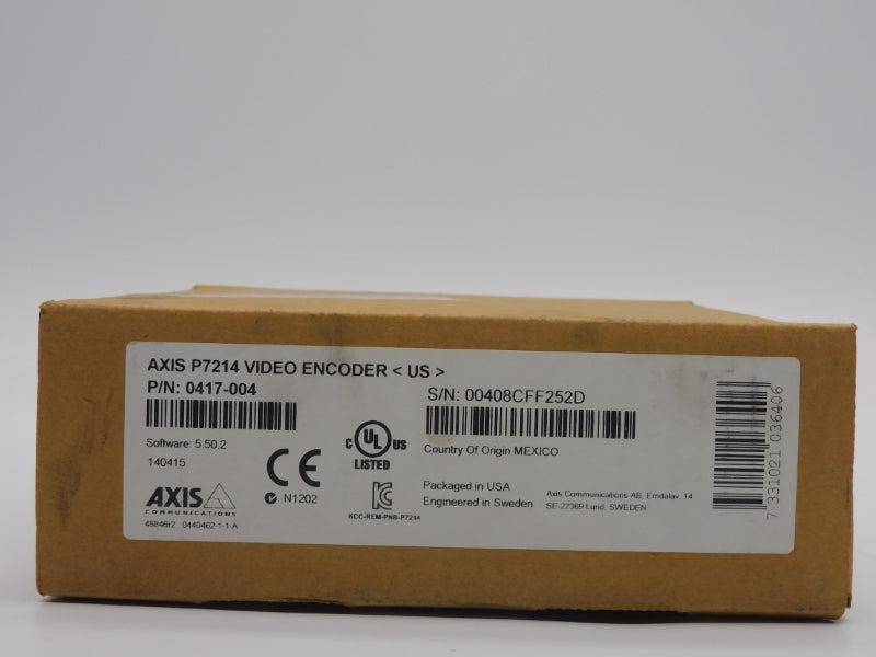 AXIS 0417-004 P7214 NSFS