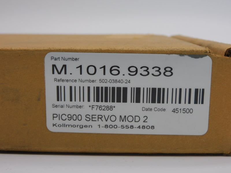KOLLMORGEN M.1016.9338 502-03840-24 15-30VDC NSMP