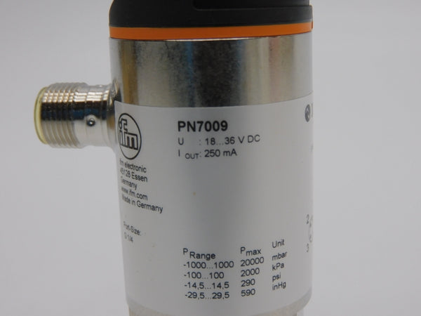 IFM EFECTOR PN-1-1BRBR14-QFRKG/US//V PN7009 18-36VDC 290PSI 1/4" NSMP