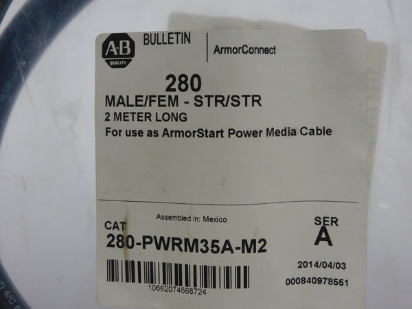 ALLEN BRADLEY 280-PWRM35A-M2 SER. A 600VAC 32A 2M NSMP