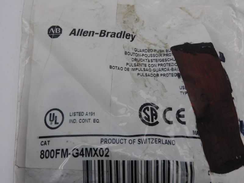 ALLEN BRADLEY 800FM-G4MX02 SER. A NSMP
