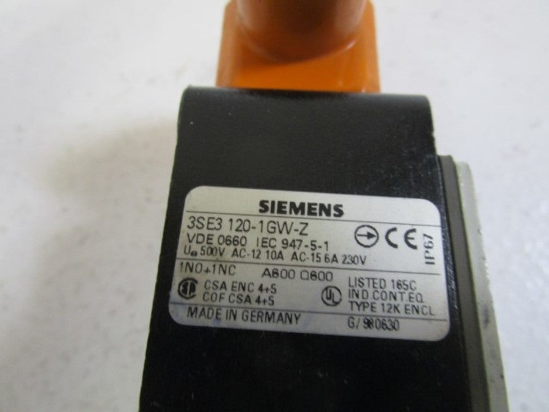 SIEMENS 3SE3 120-1GW-Z UNMP
